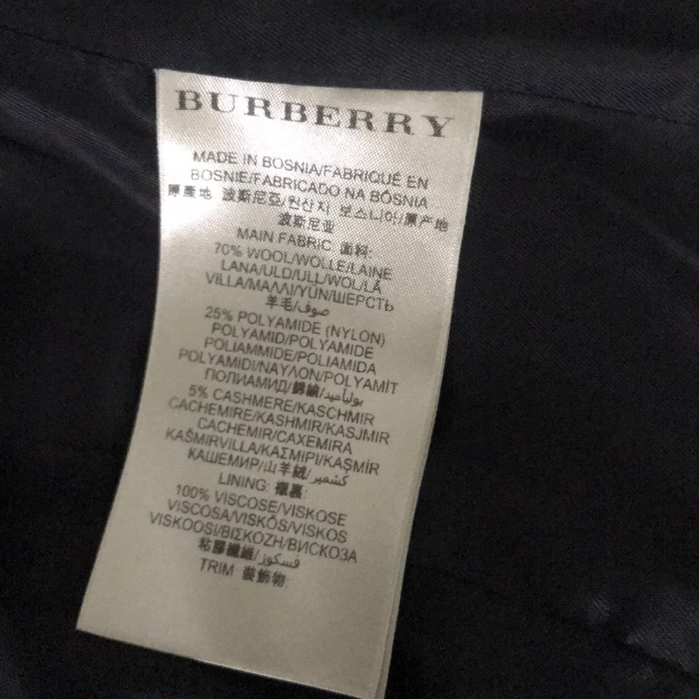Burberry Brit Peacoat NWOT - Picture 5 of 8
